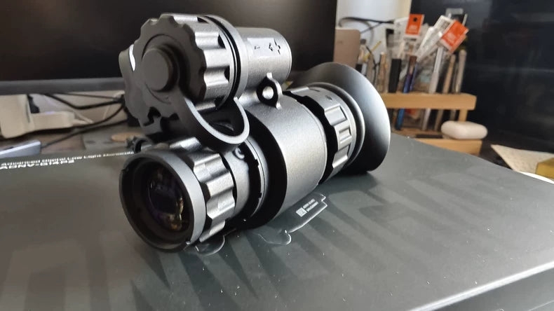 ADNV G14P2 digital night vision monocular front and control detail