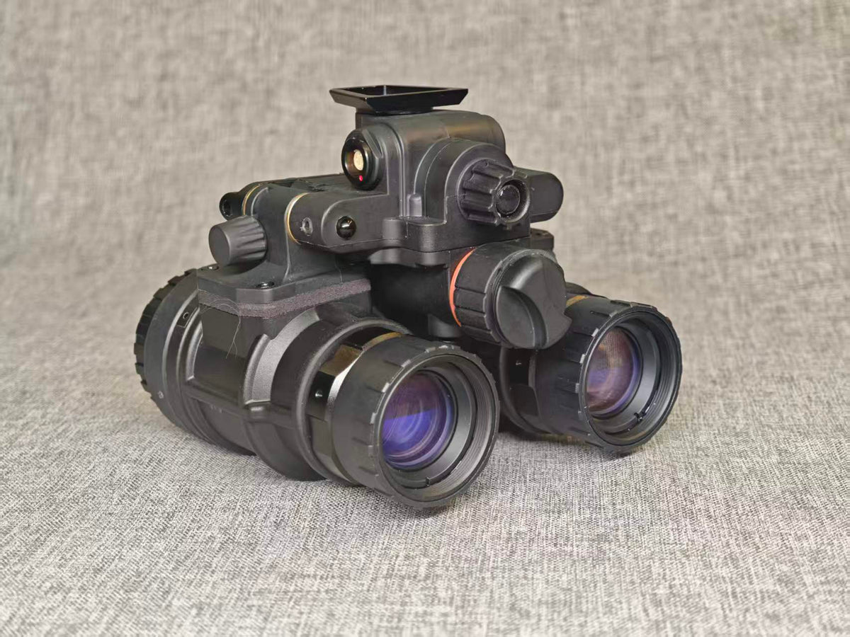 Kaelor Works BNVD-1431 night vision binocular with Norinco optics, front angled view
