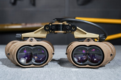 Kaelor KPNVG-18 articulating quad-tube night vision, rear eyepiece and bridge view