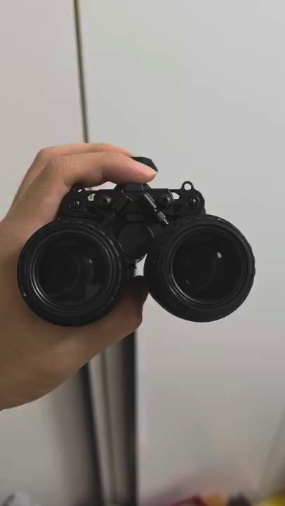 TCX1 ATOM GEN2+ white phosphor night vision binocular demonstration, including through-tube views