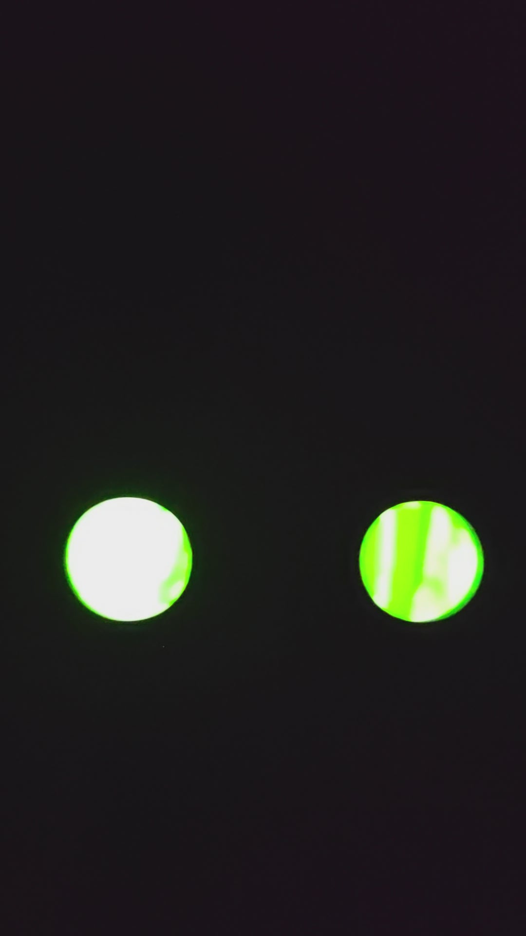 Hunter BNVD 1431 NNVT6L green phosphor binocular night vision demonstration